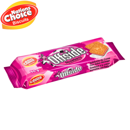 Offside Strawberry Cream Biscuits - 50g